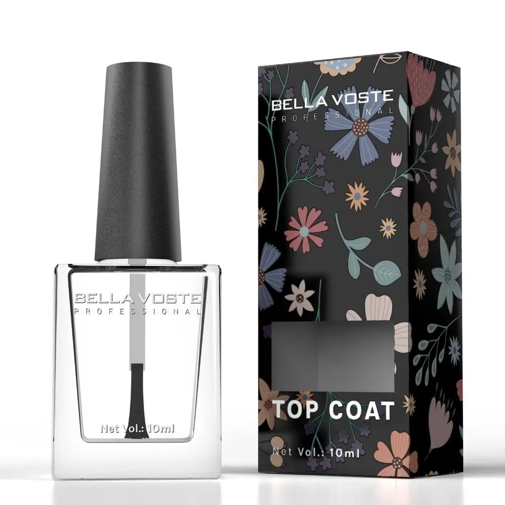 Bella Voste Nail Top Coat - Quick Drying Formula for Stunning Nails | Cruelty-Free, Paraben-Free & Vegan | Long-Lasting Shine