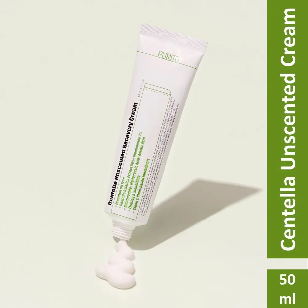 PURITO Centella Unscented Recovery Cream (50ml) | Korean Skin Care