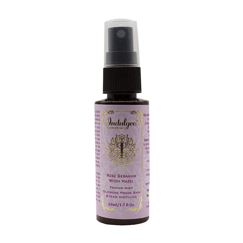 Indulgeo Essentials Rose Geranium Witch Hazel Toning Mist/Toner