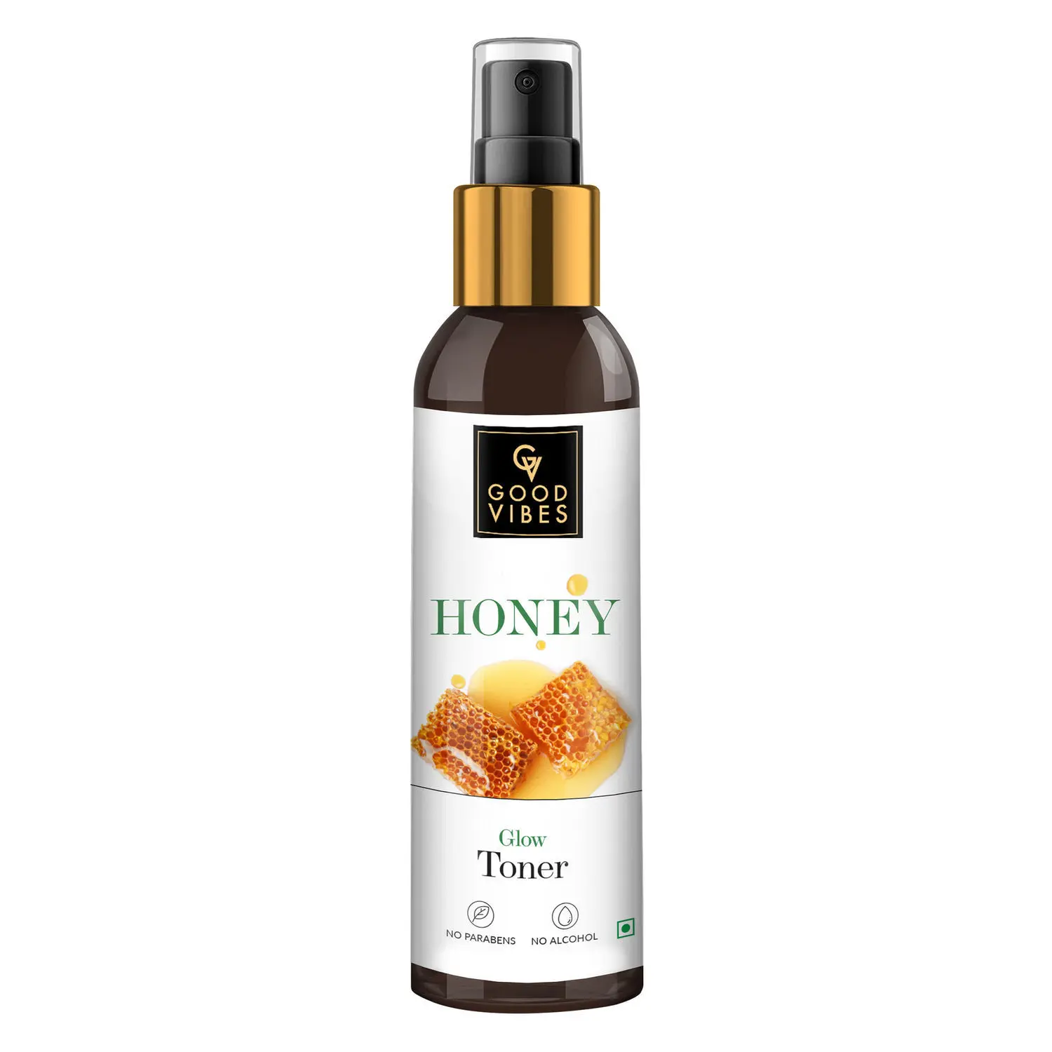 Good Vibes Honey Glow Toner | Hydrating, Moisturizing | No Parabens, No Alcohol, No Sulphates, No Mineral Oil, No Animal Testing (200 ml)