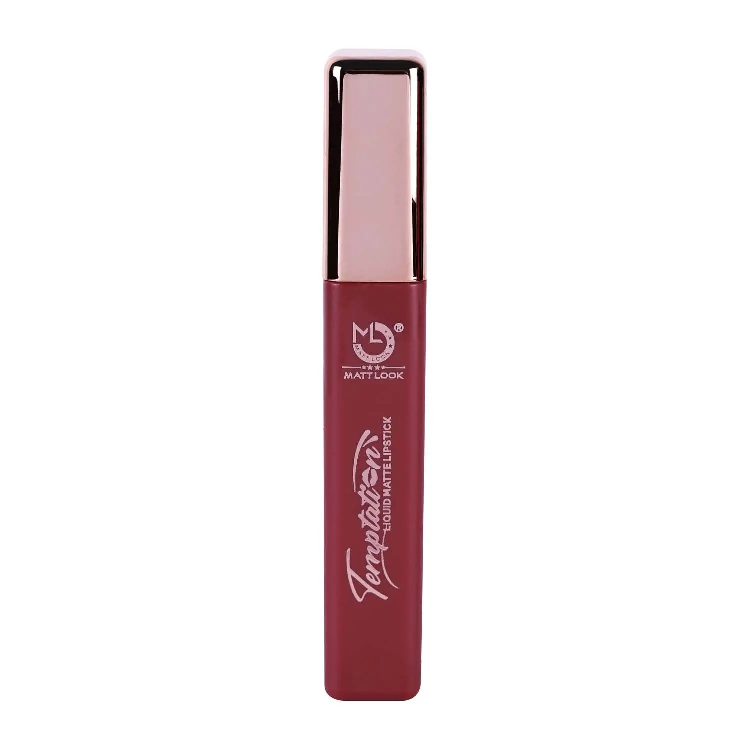 Matt look Lip Makeup Temptation Liquid Matte Lipstick, Black Currant (5ml)