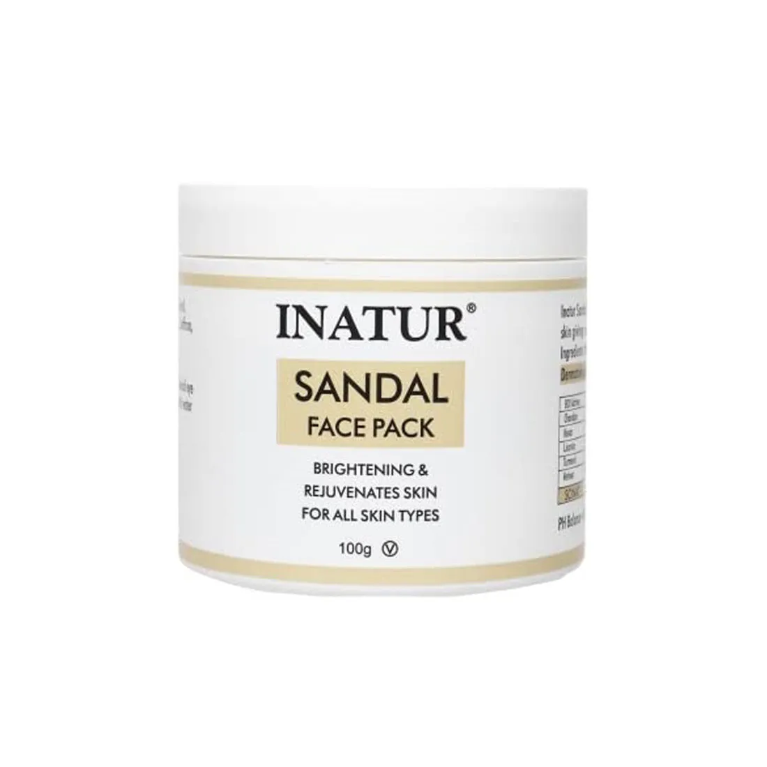 Inatur Sandal Face Pack