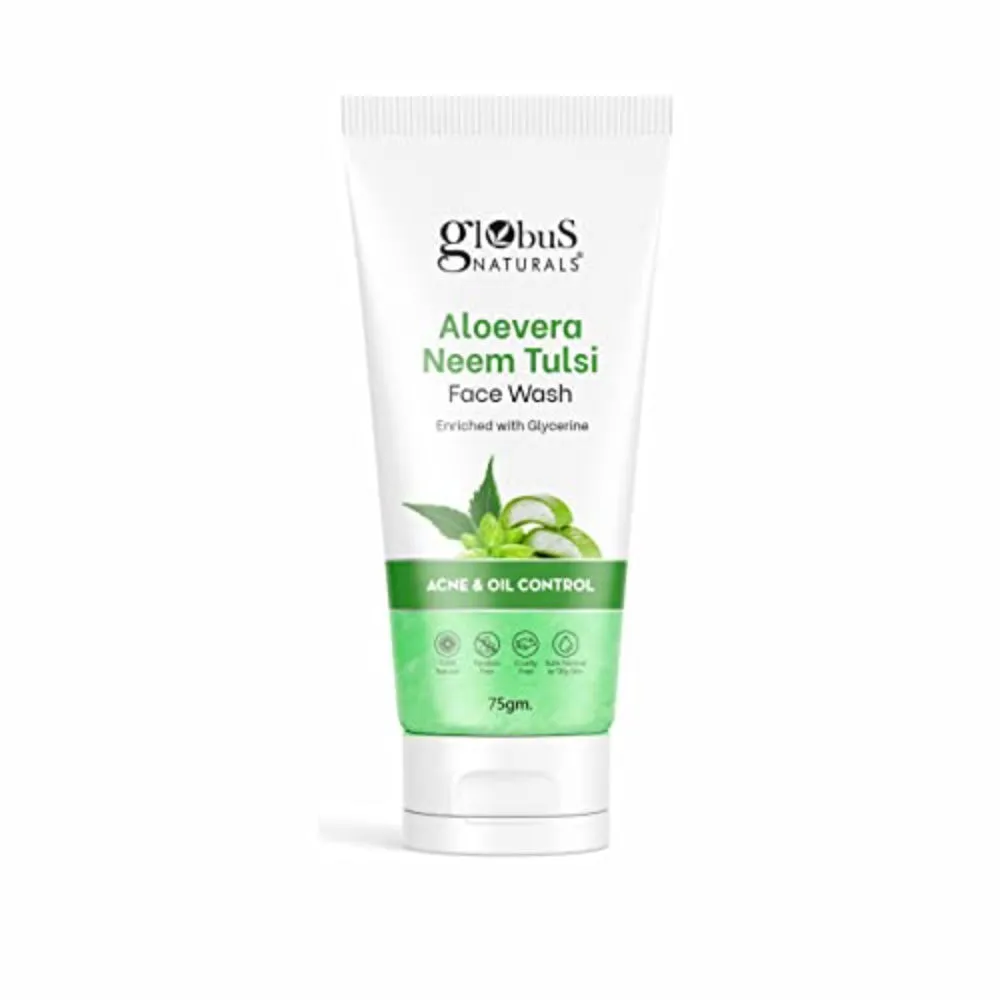 Globus Naturals Aloevera Neem Tulsi Face Wash