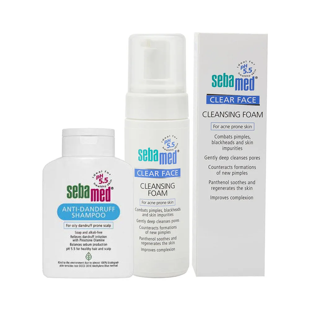 Sebamed Shampoo and Cleanser Combo