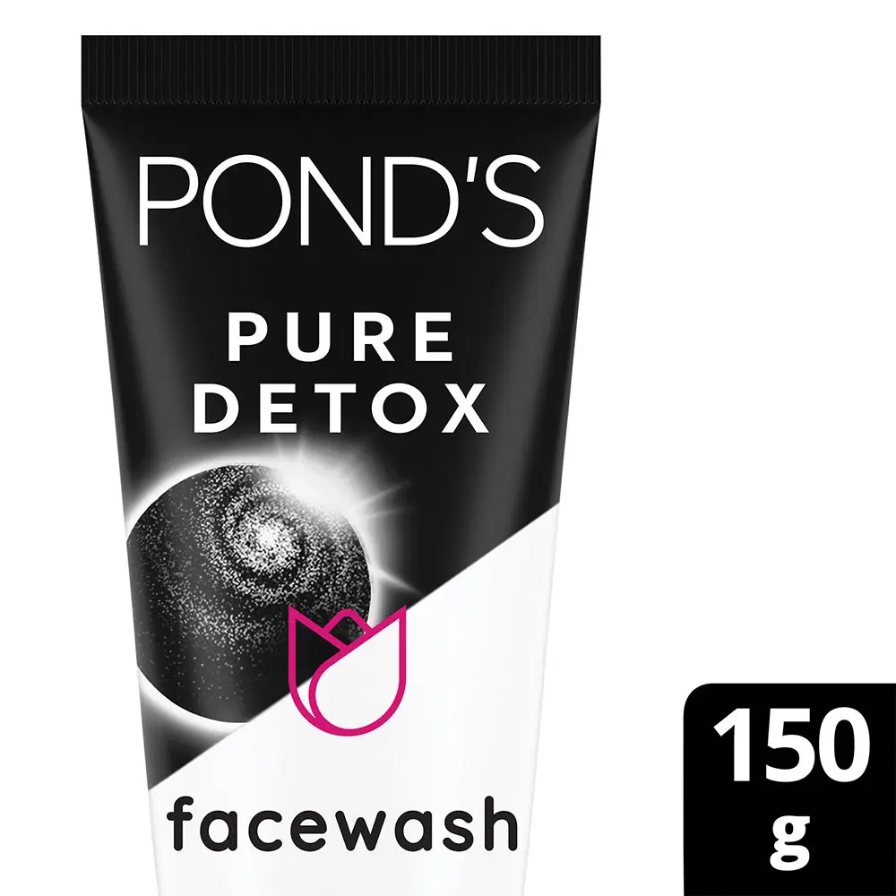 Pond's Pure Detox Anti-Pollution Purity Face Wash With Activated Charcoal, 150 g