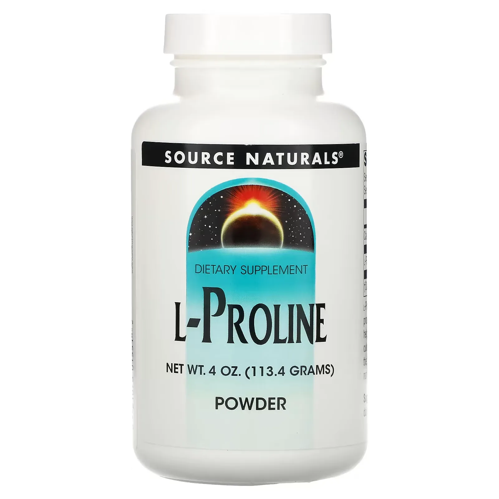 L-Proline Powder, 4 oz (113.4 g)