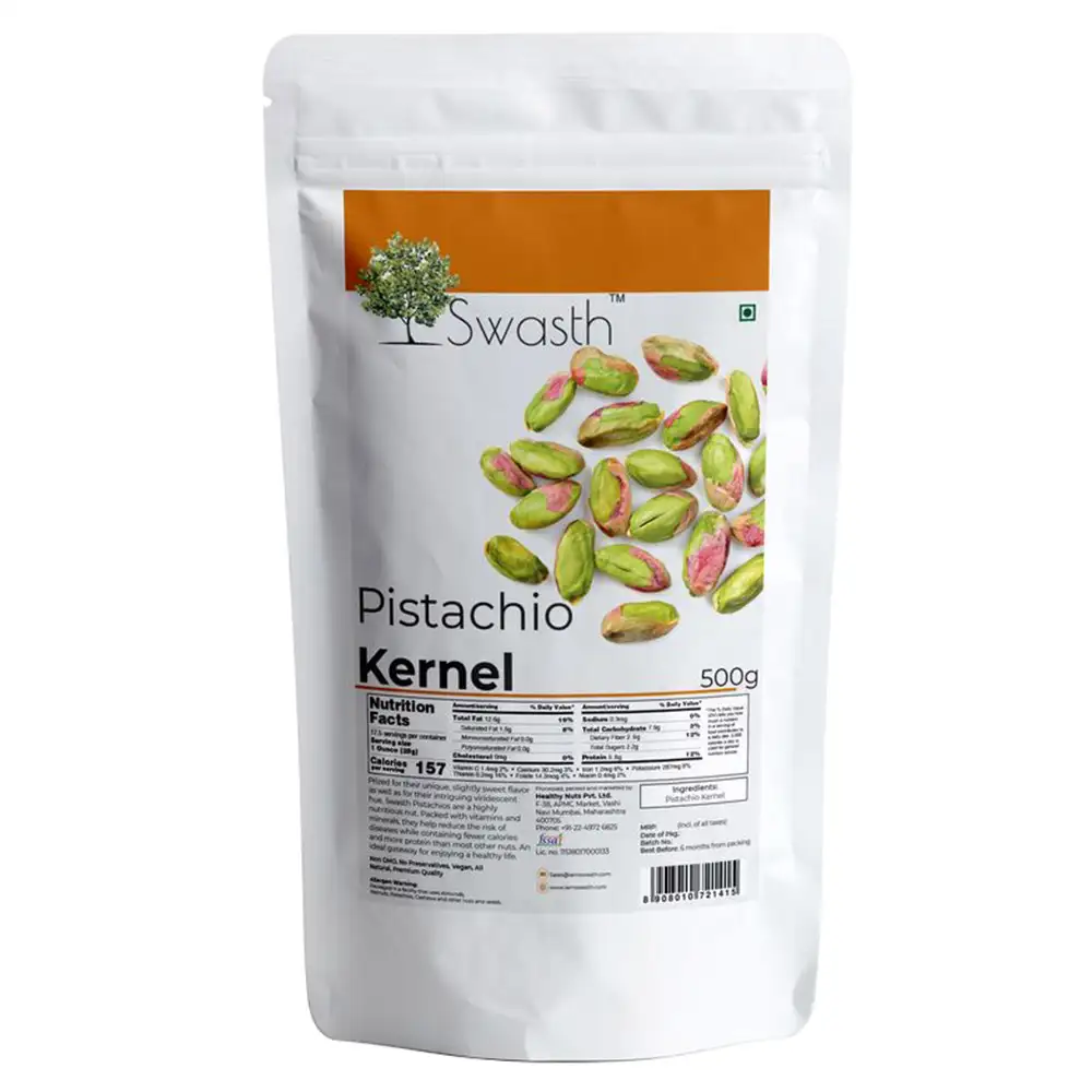 Swasth Pistachio Kernel,  Unflavoured  0.5 kg