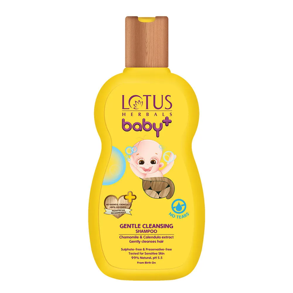 Lotus Herbals Baby+ Gentle Cleansing Shampoo pH 5.5 Sulphate Free