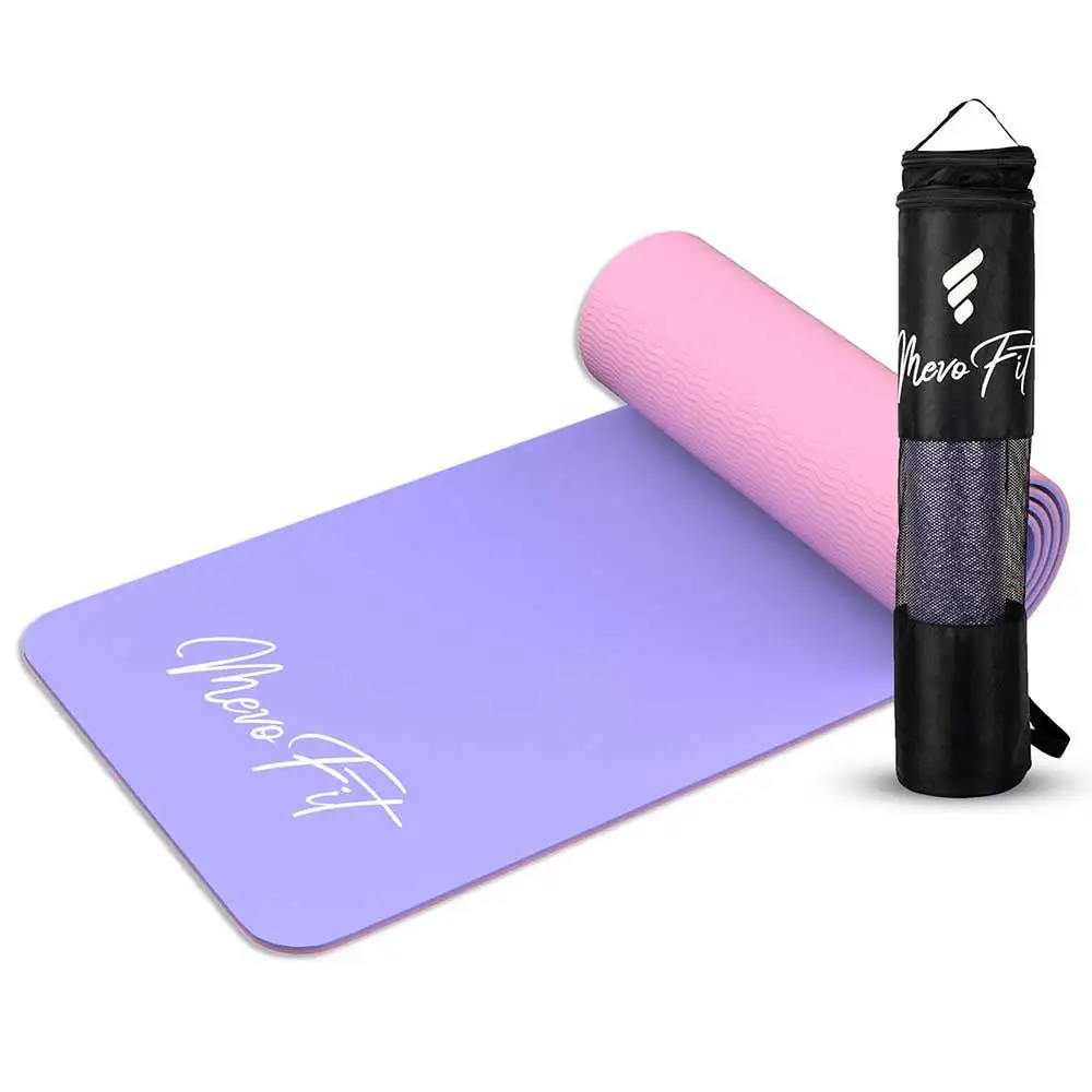 MevoFit All Purpose Yoga Mat,  Pink/Purple  6MM