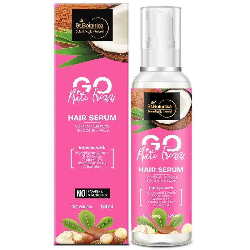 St.Botanica GO Anti Frizz Hair Serum - For Frizz-free Hair