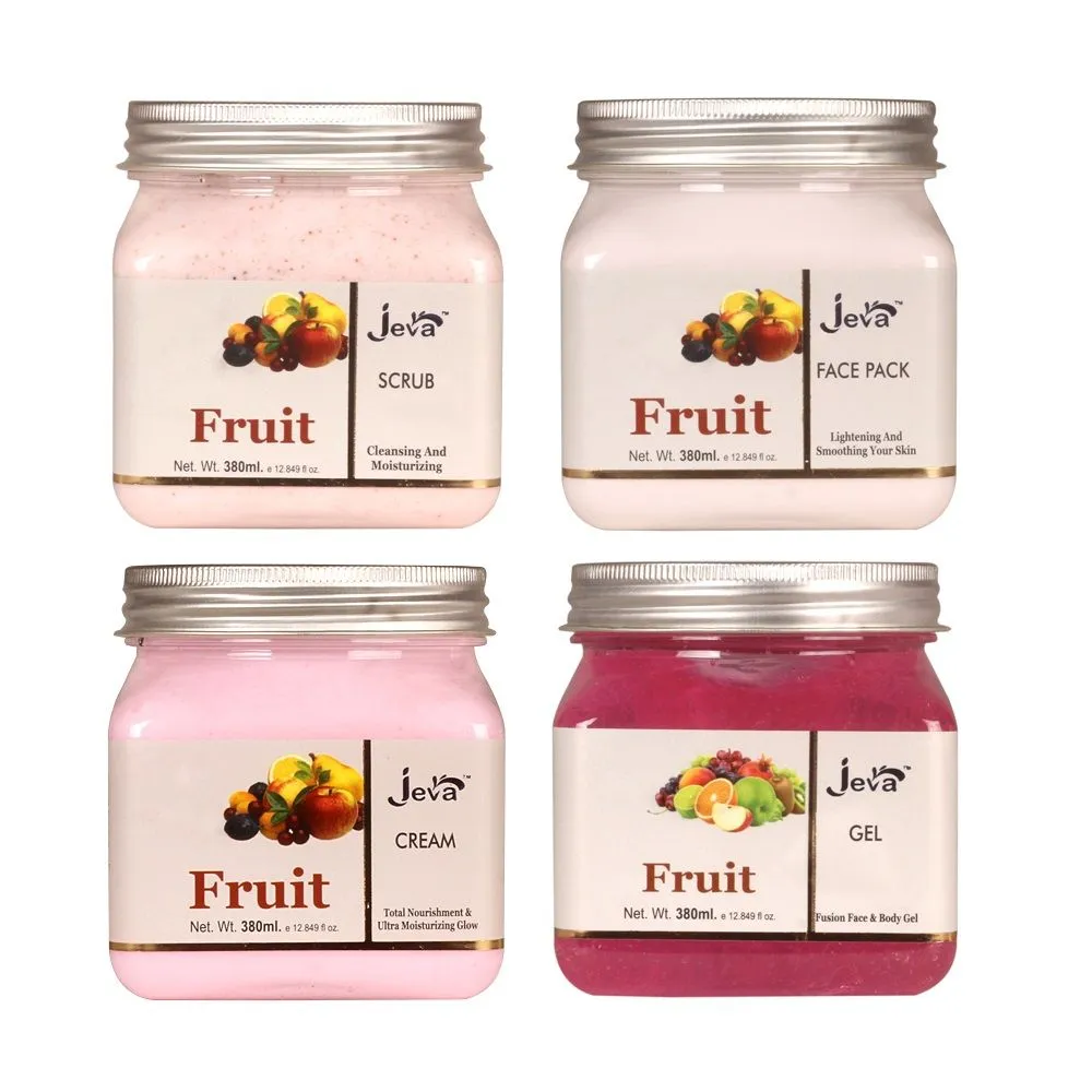 Jeva Fruit Eco Facial Kit - Pack of 4