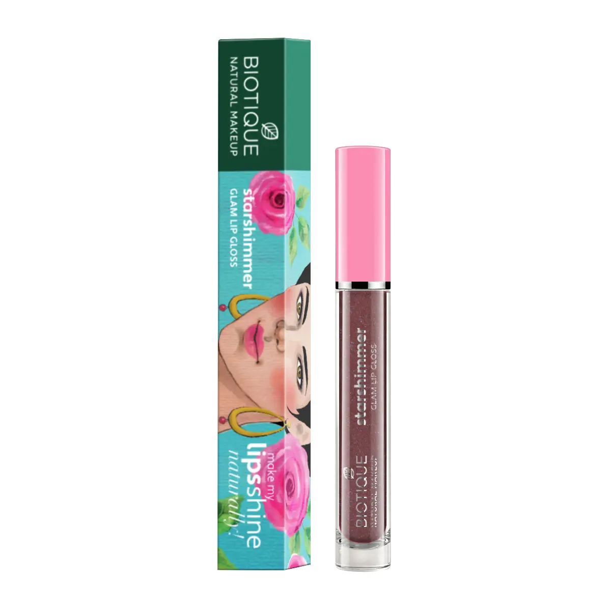 Biotique Natural Makeup Starshimmer Glam Lipgloss (Love Buzz)(3.5 ml)