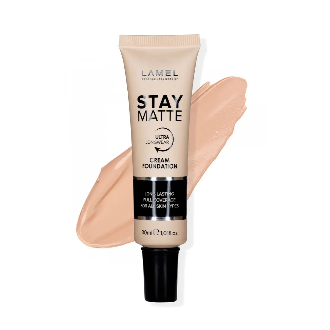 Lamel Foundation Stay Matte 404-Sandy 30ml