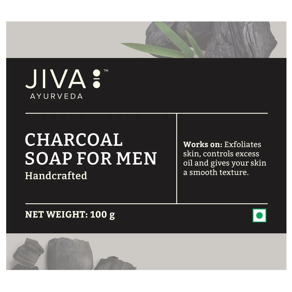 Jiva Ayurveda Charcoal Soap for Men