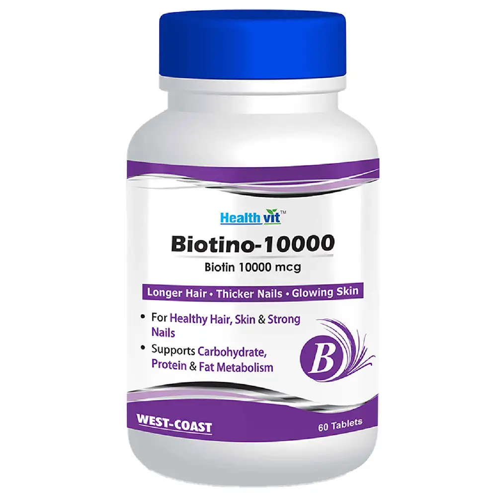 Healthvit Biotino (10000 mcg),  60 tablet(s)  Unflavoured