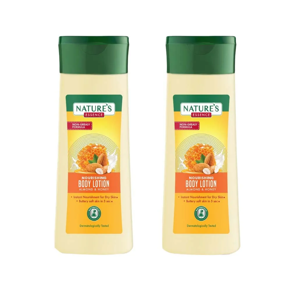 Nature's Essence Almond & Honey Nourishing Body Lotion (Pack Of 2)