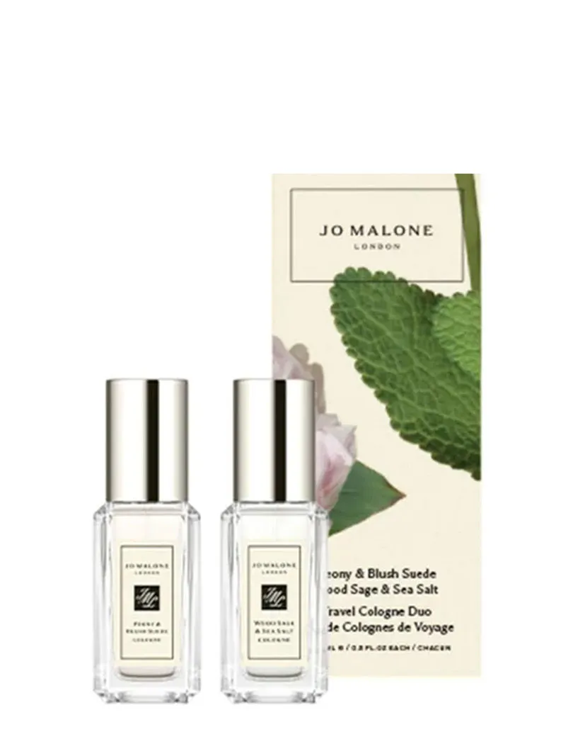 Jo Malone London Wood Sage & Sea Salt + Peony & Blush Suede 9ml Duo