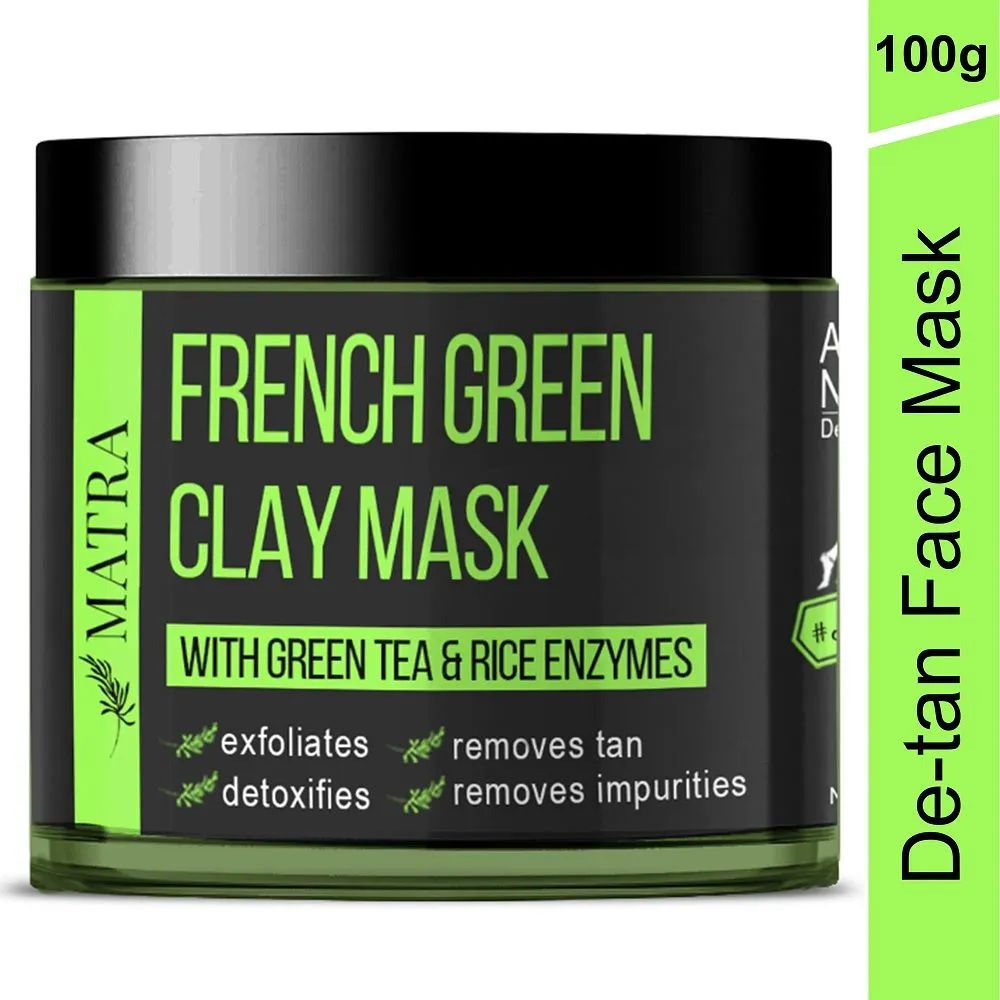 Matra French Green Clay Mask With Green Tea & Rice Enzymes