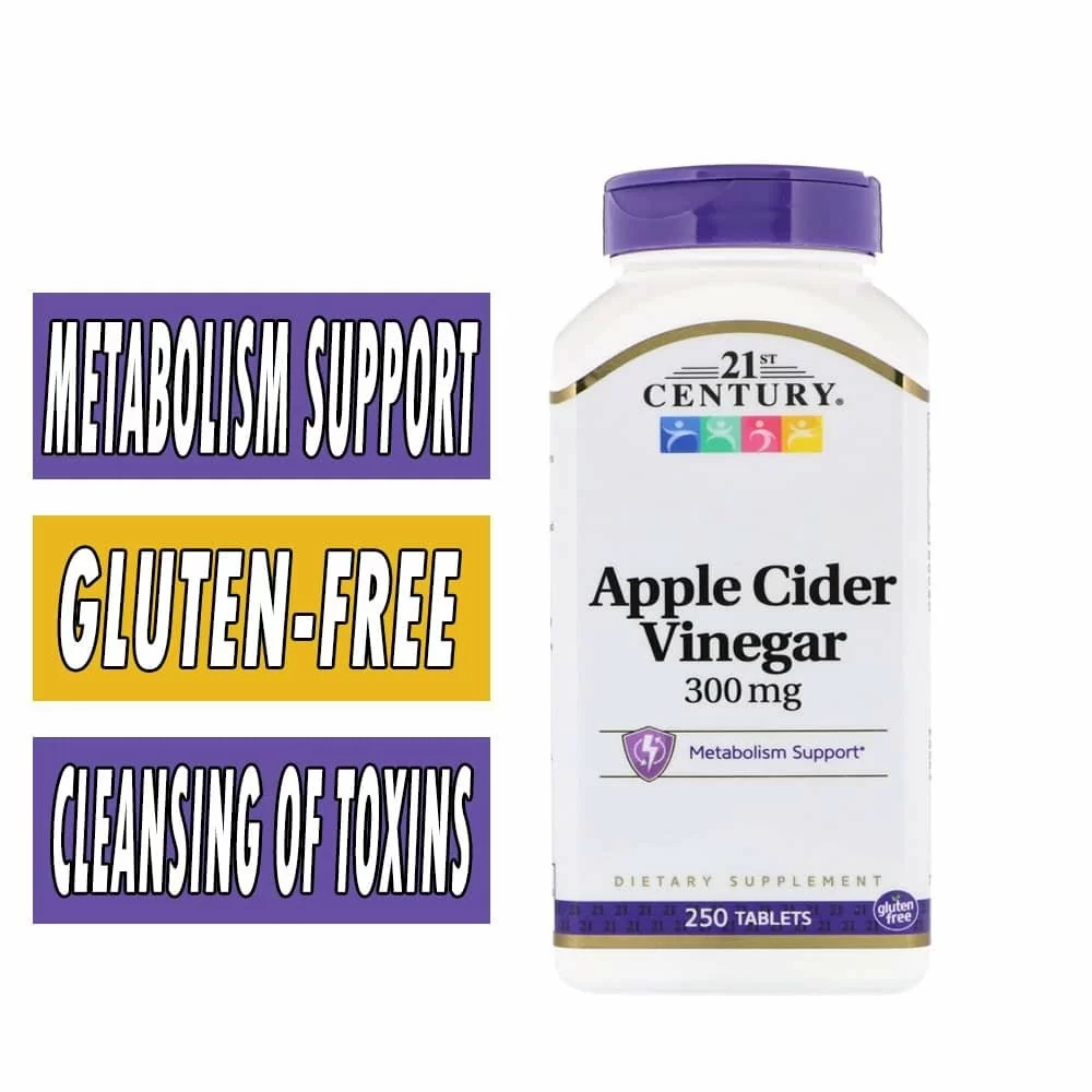 21st Century Apple Cider Vinegar - 300 mg - 250 Tabs