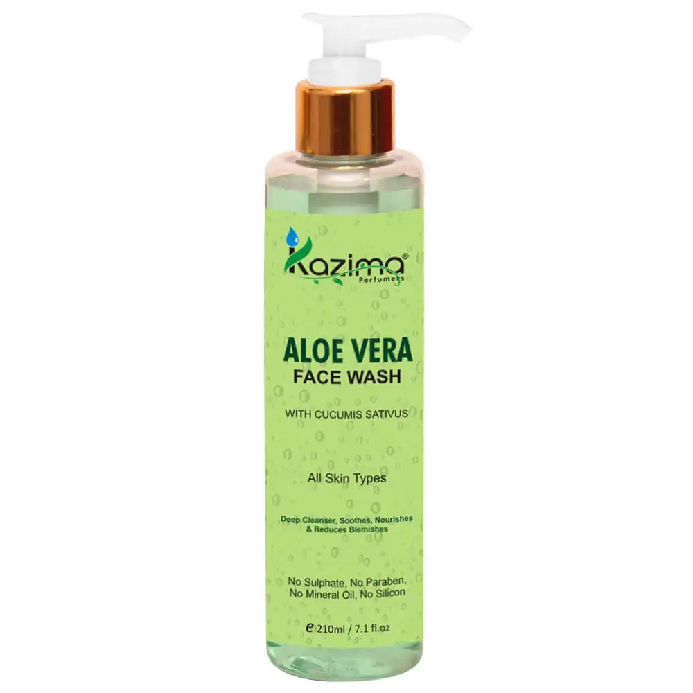 Kazima Aloe Vera Face Wash,  210 ml  for All Skin Types