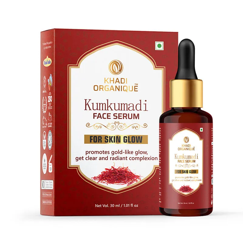 Khadi Organique Kumkumadi Face Serum For Radiance Glow Skin