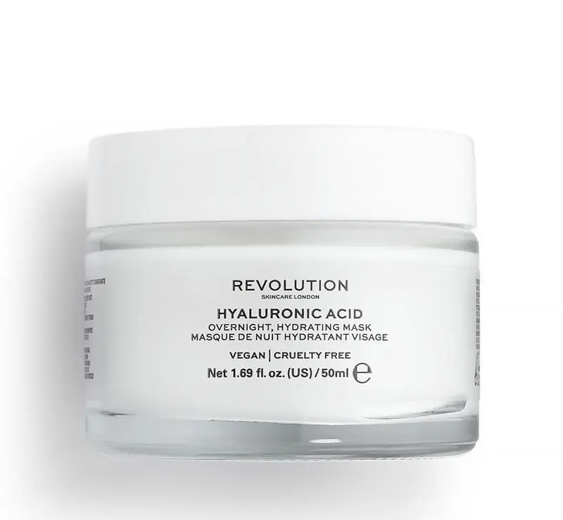 Makeup Revolution Skincare Hyaluronic Acid Overnight Hydrating Face Mask (50 ml)