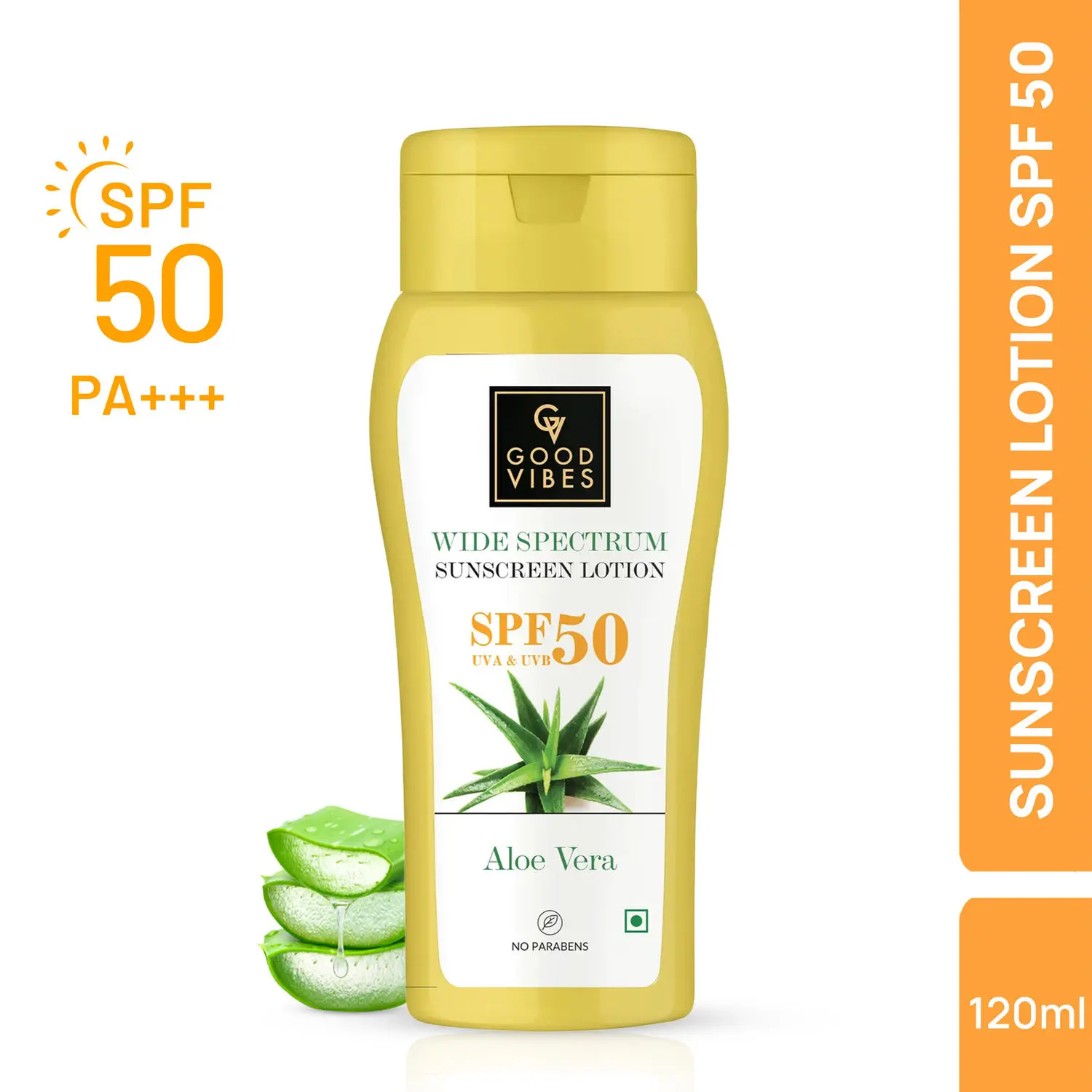 Aloe Vera Sunscreen Lotion SPF 50