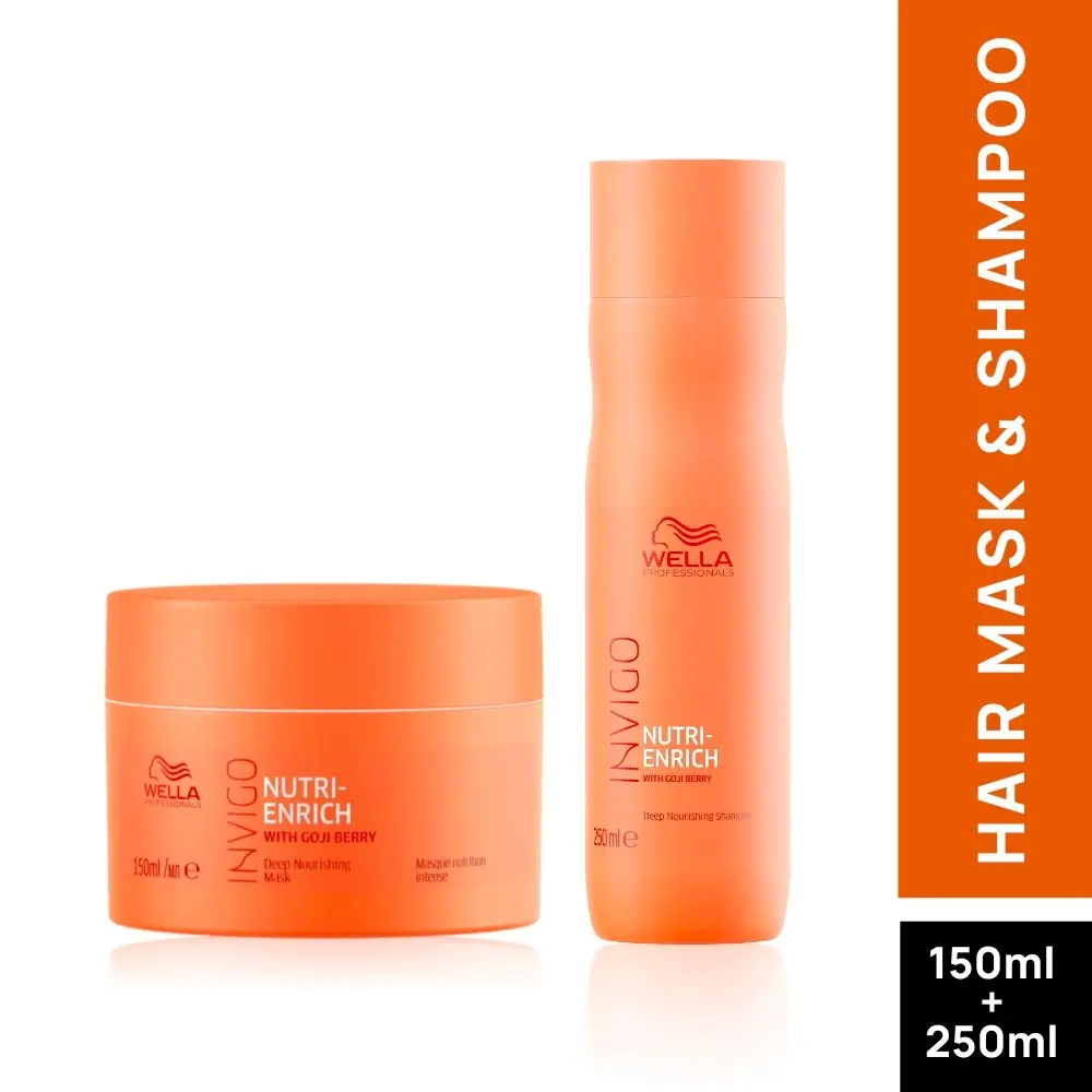 Wella Professionals Invigo Nutri Enrich Deep Nourishing Shampoo and Mask Combo