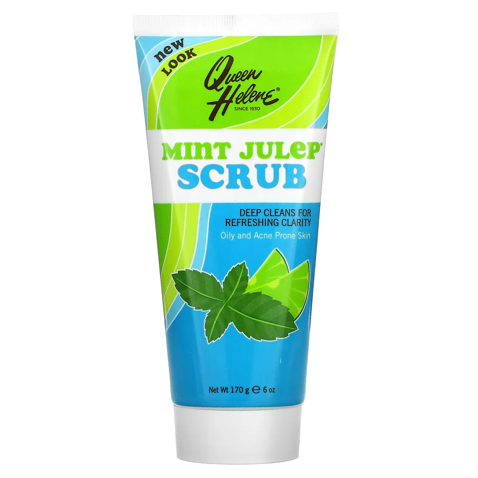 Mint Julep Scrub, Oily and Acne Prone Skin, 6 oz (170 g)