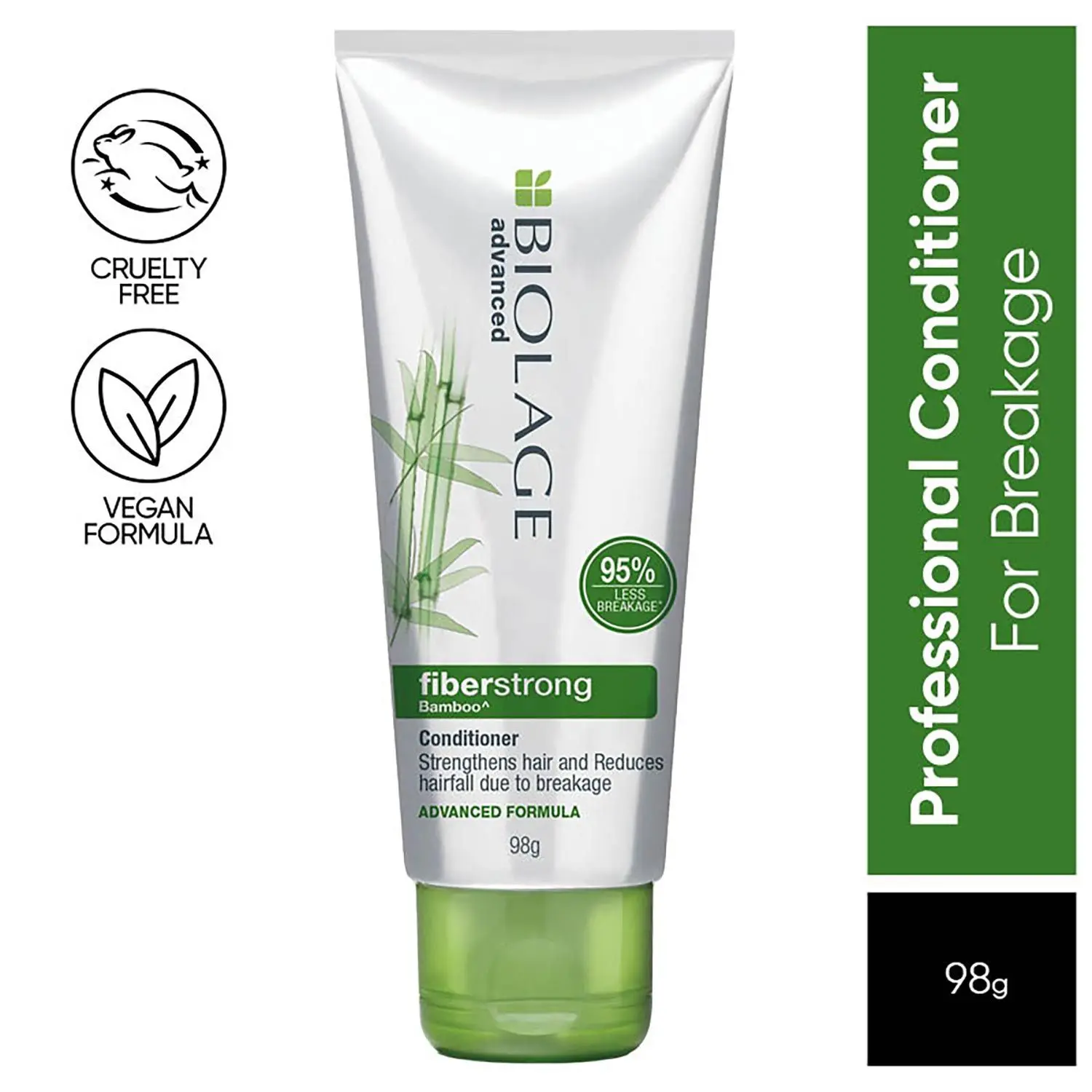 BIOLAGE Advanced Fiberstrong Conditioner 98g | Paraben free|Reinforces Hair Strength & Elasticity | For Hairfall due to hair breakage