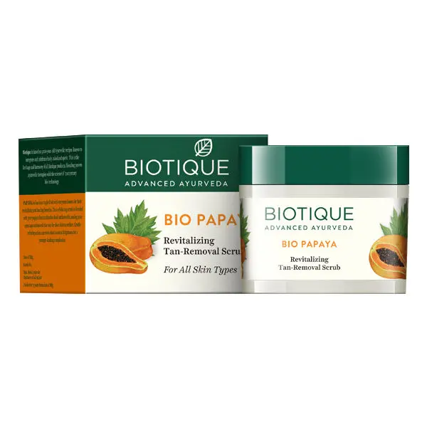 Biotique Bio Papaya Revitalizing Tan-Removal Scrub (75 g)