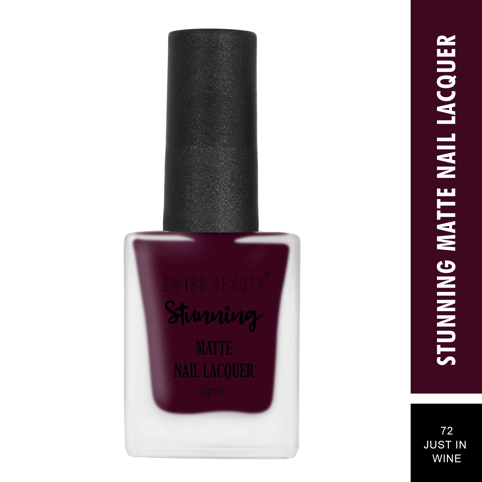 Swiss Beauty Stunning Nail Polish - 72 Just In Wine