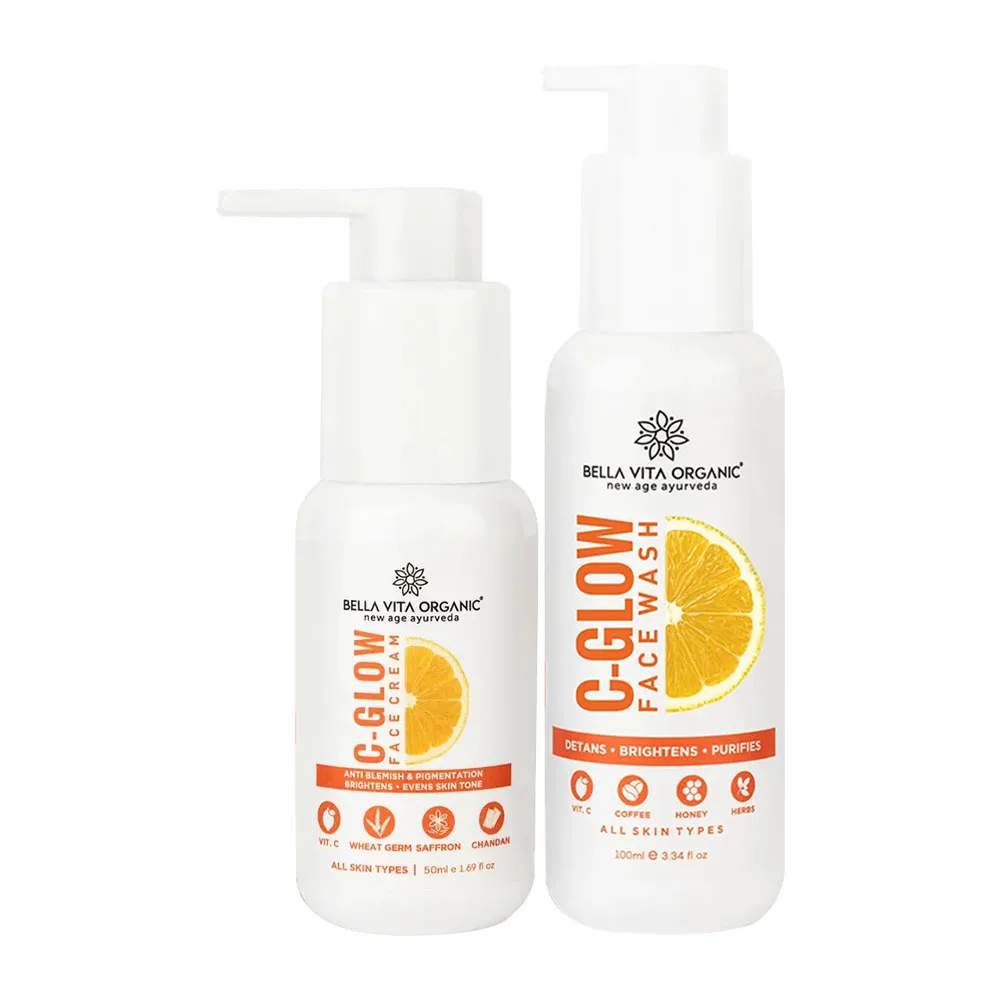 Bella Vita Organic Vitamin C Skincare Duo - Face Wash + Face Cream