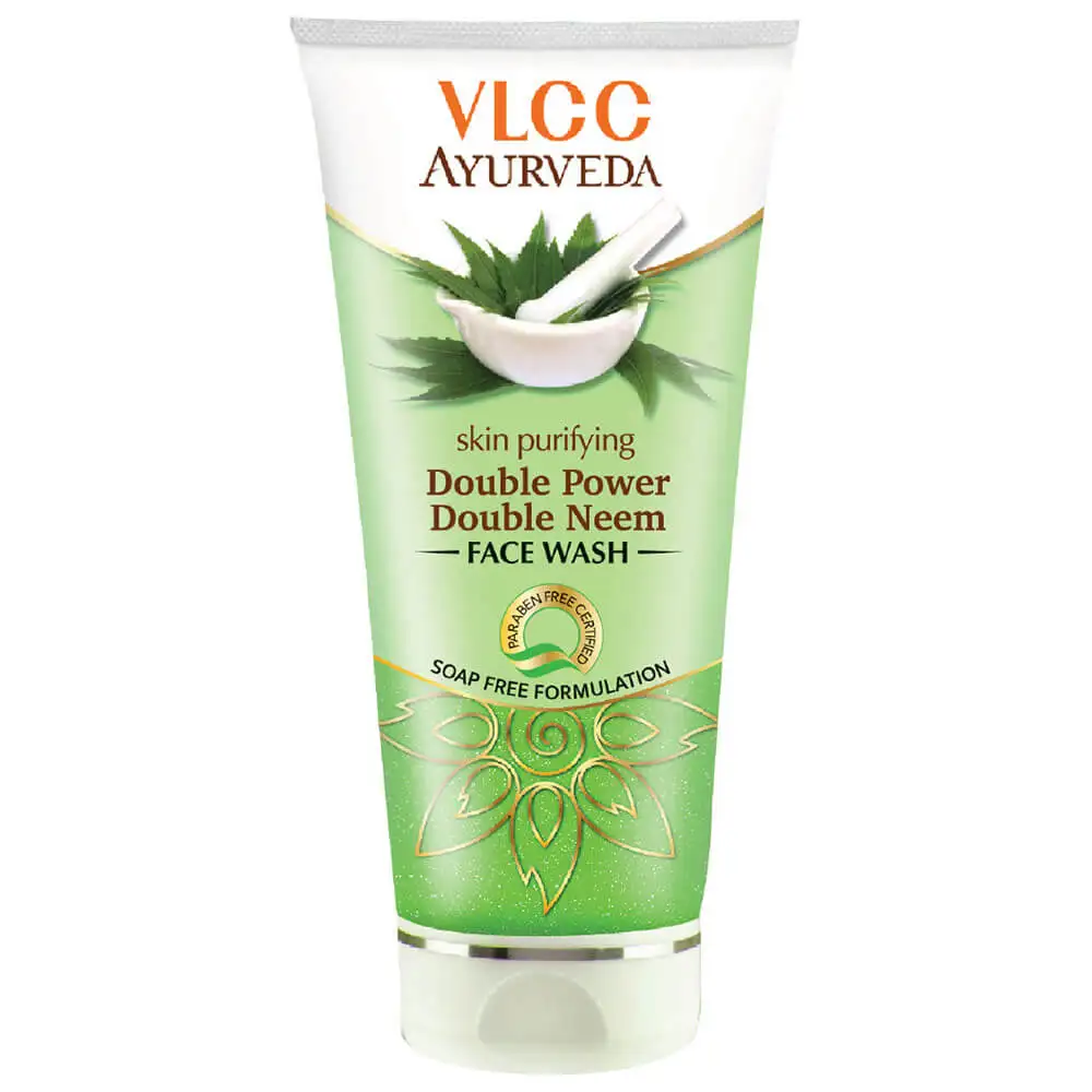 VLCC Double Power Double Neem Facewash,  100 ml  Skin Purifying