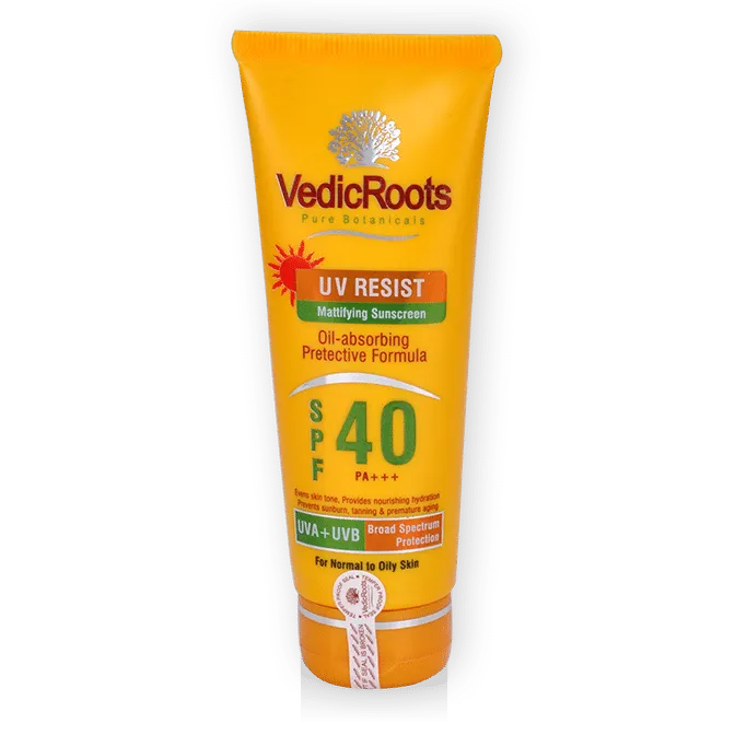 VedicRoots Uv Resist Mattifying Sunscreen SPF 40