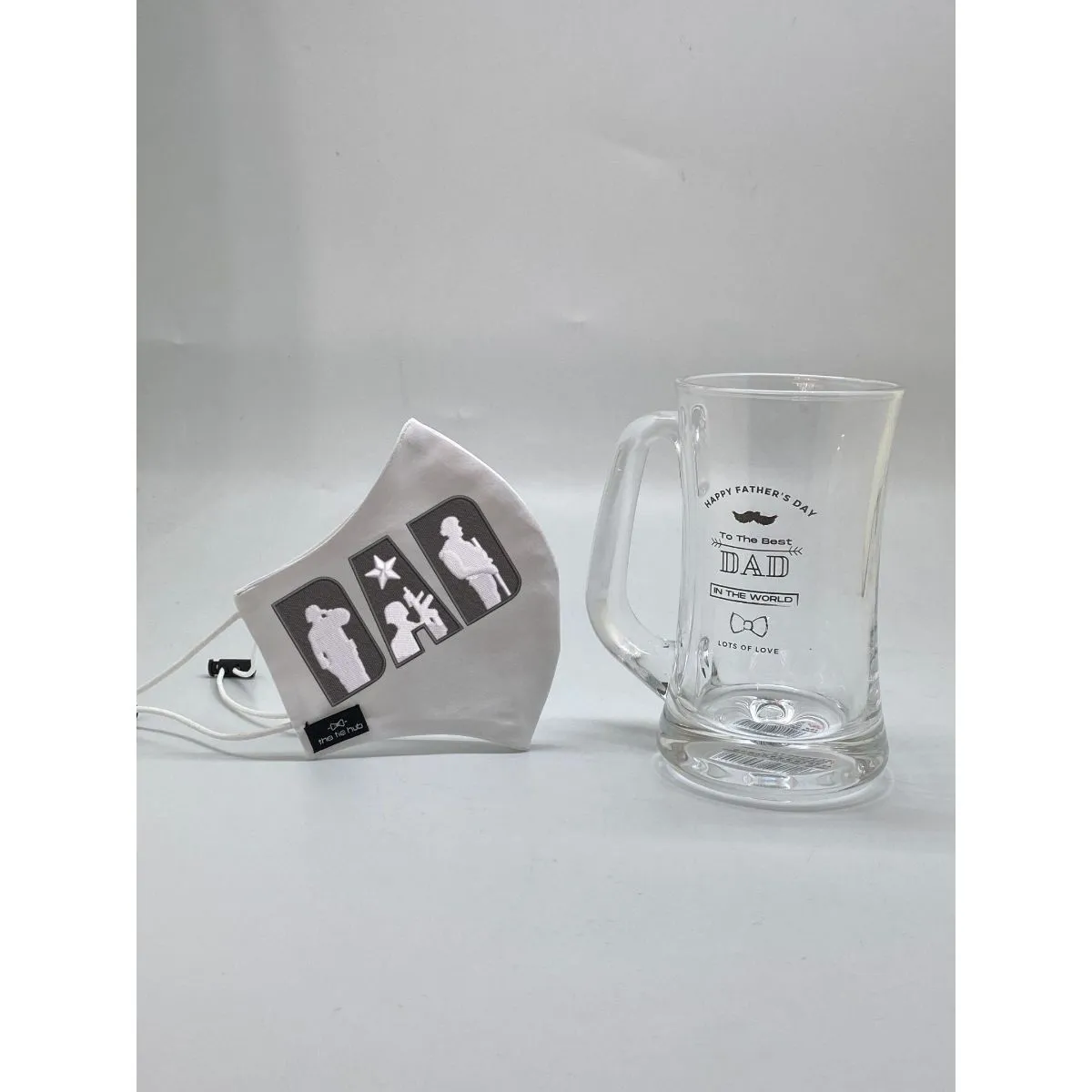 The Tie Hub DAD MILITARY Face Mask with Beer Mug