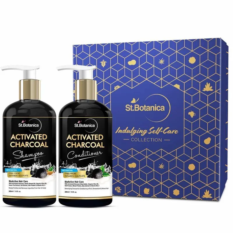 St.Botanica Activated Charcoal Hair Shampoo & Conditioner