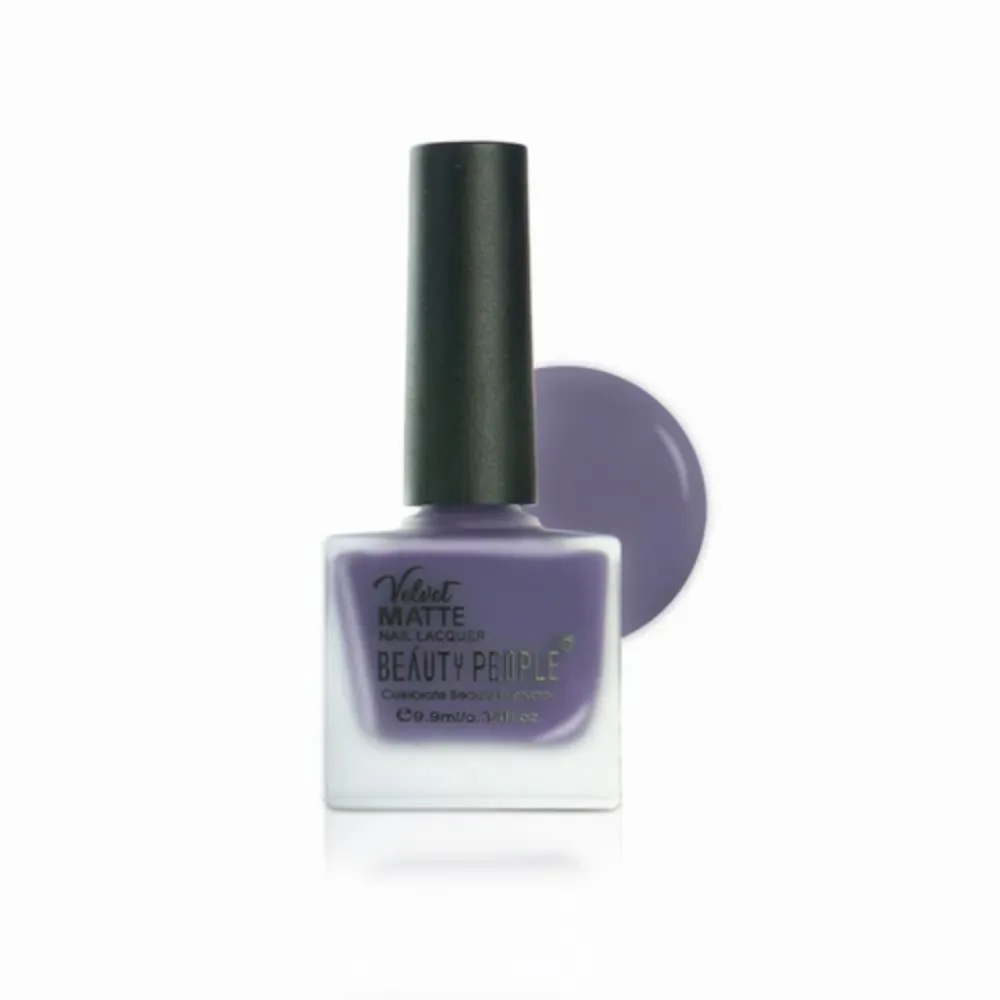 Beauty People Velvet Matte Nail Polish - Purple 376