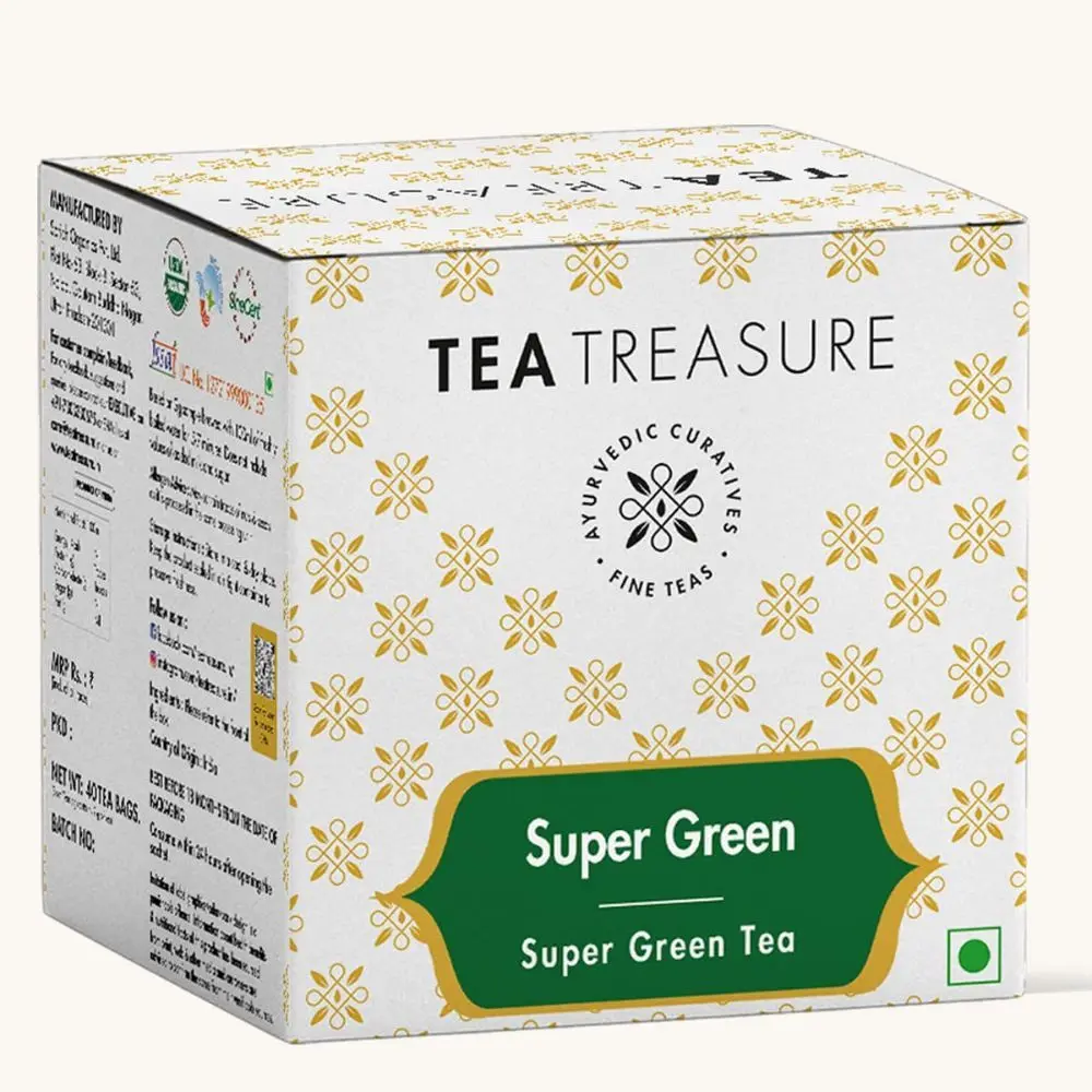 Tea Treasure Super green Tea - 10 Tea Bag