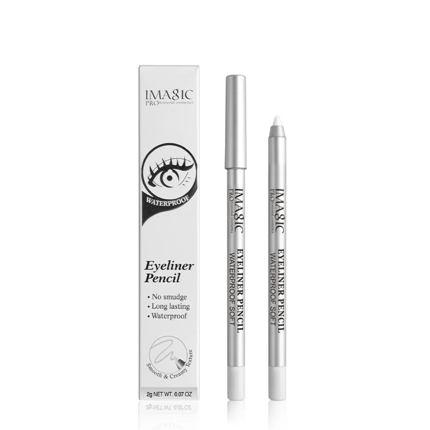 IMAGIC WATERPROOF SOFT EYELINER PENCIL EY348-White