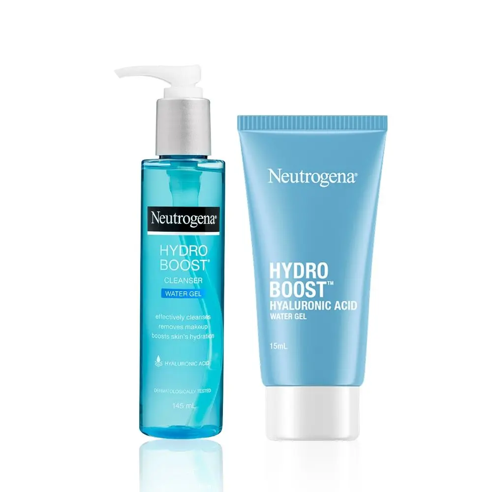 Neutrogena Hydro Boost Combo | Cleanser 145ml + Gel 15g