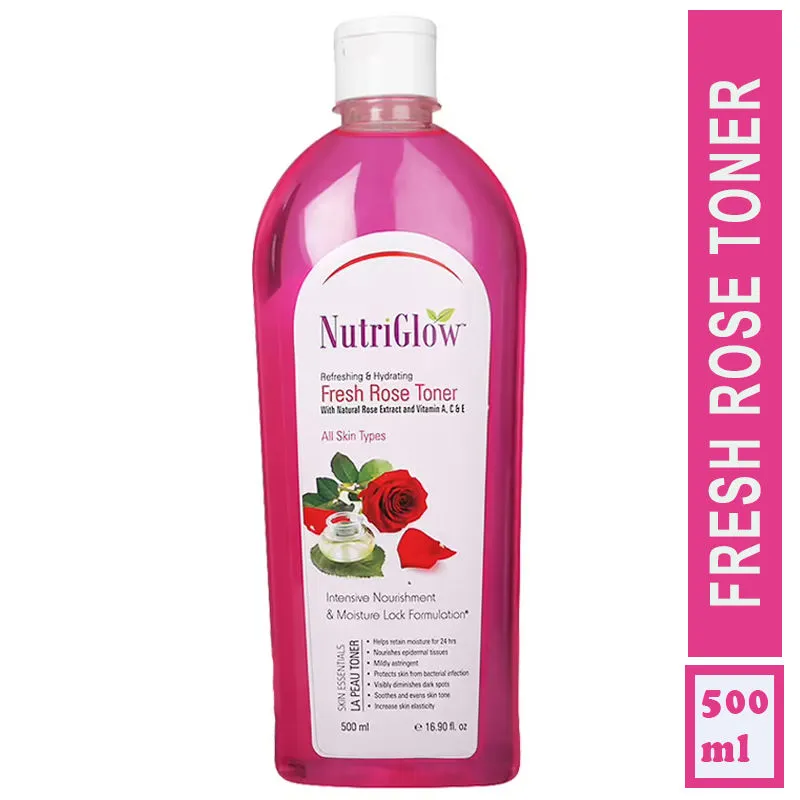 NutriGlow Fresh Rose Toner For Intensive Nourishment