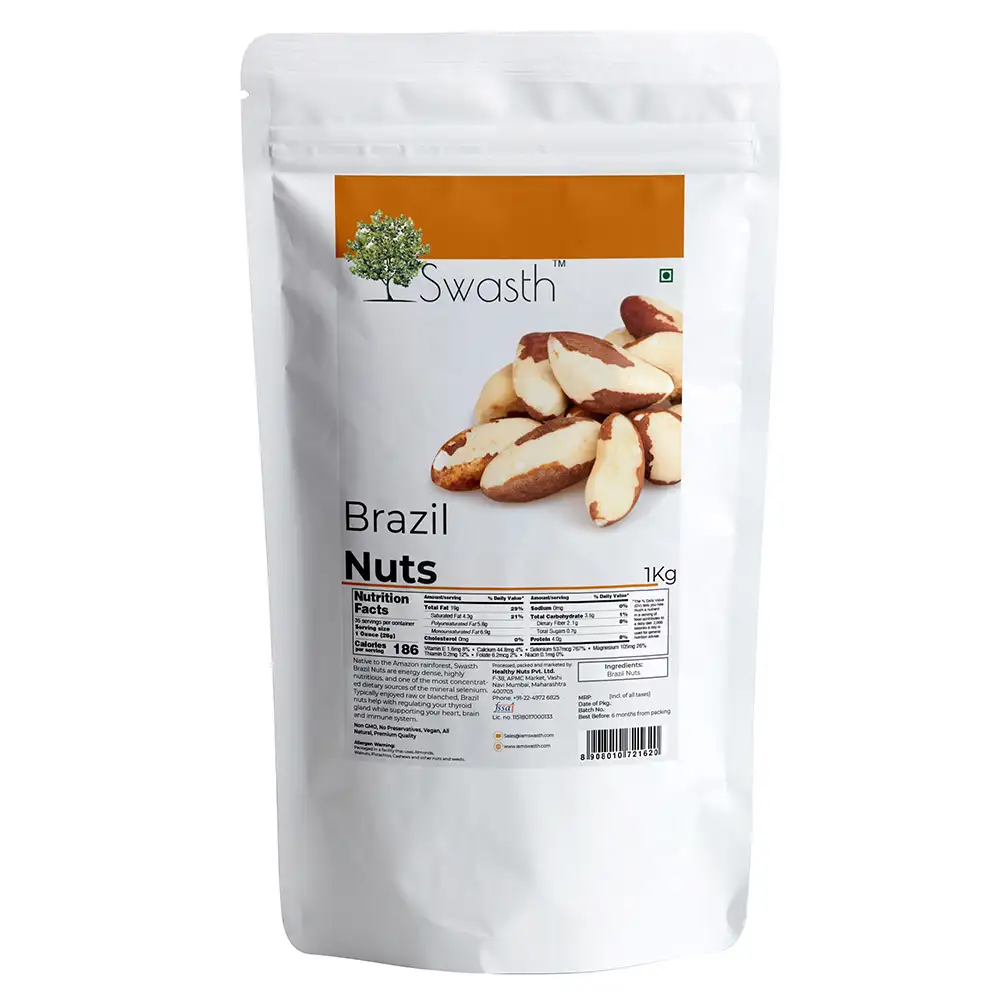 Swasth Brazil Nuts,  Unflavoured  1 kg