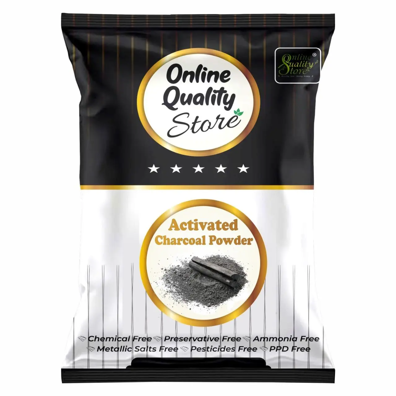 Online Quality Store Activated Charcoal Powder - 100 g |Activated Charcoal Powder-100g | Ideal for Skin, Removes Dead Skin, Impurities, Detoxifies Skin{activatedcharcoal100}