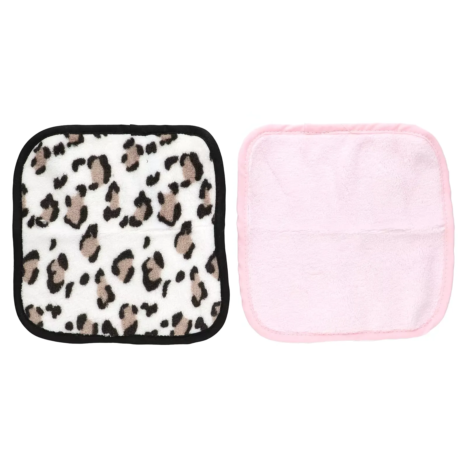 7 Day Make-Up Removing Cloths, Pink & Leopard, 7 Count