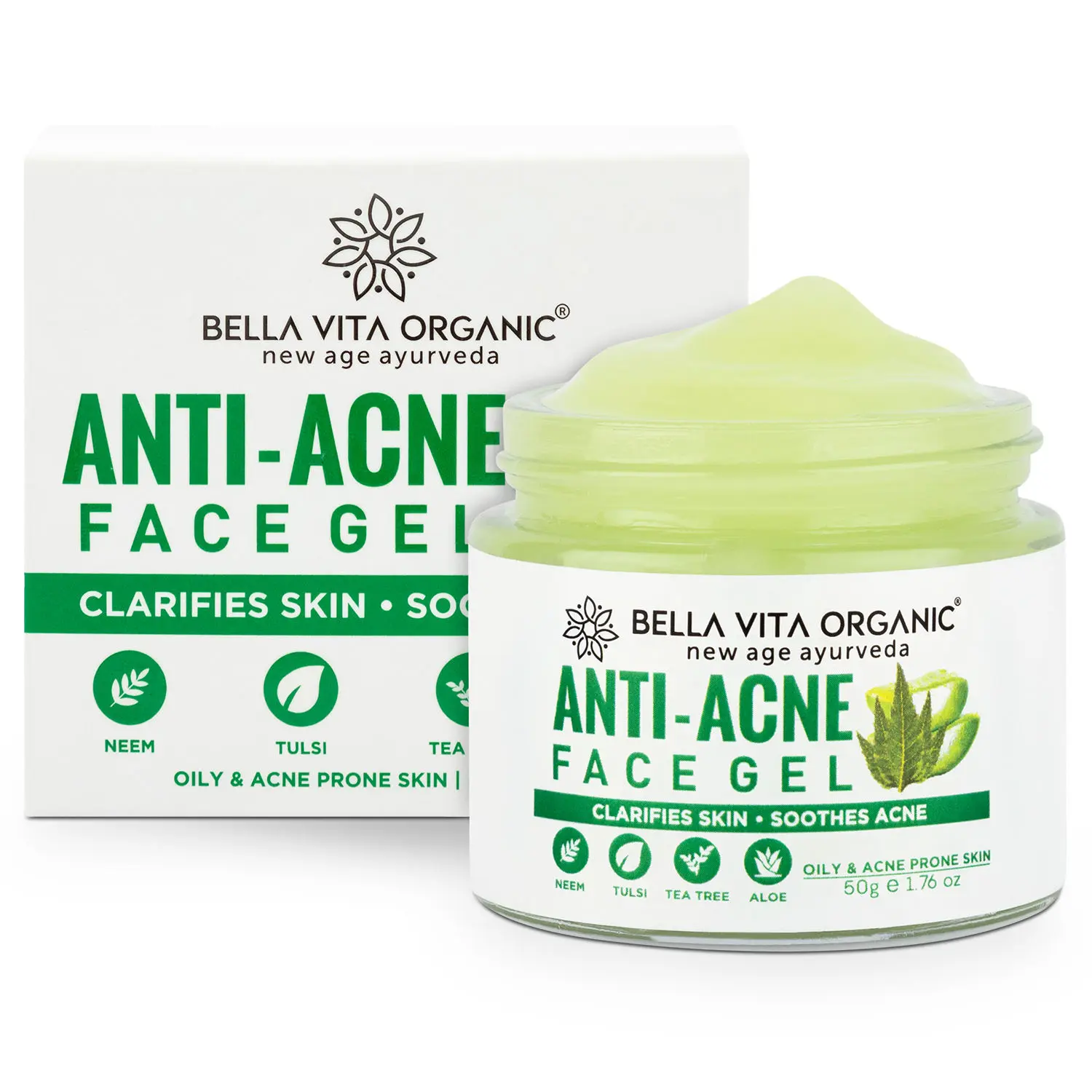 Bella Vita Organic Anti Acne Face Gel