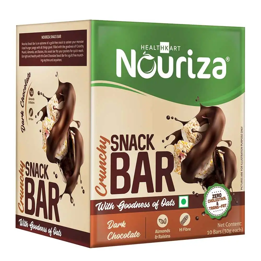 Nouriza Snack Bar OP,  10 Piece(s)/Pack  Dark Chocolate