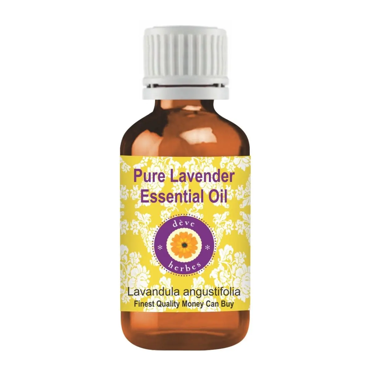 Deve Herbes Pure Lavender Essential Oil (Lavandula angustifolia) Natural Therapeutic Grade Steam Distilled 5ml