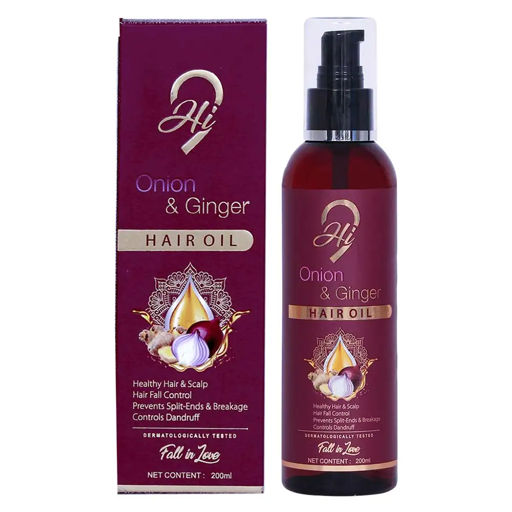 Hi9 Onion & Ginger Hair Oil,  200 ml  Hair Fall & Dandruff Control