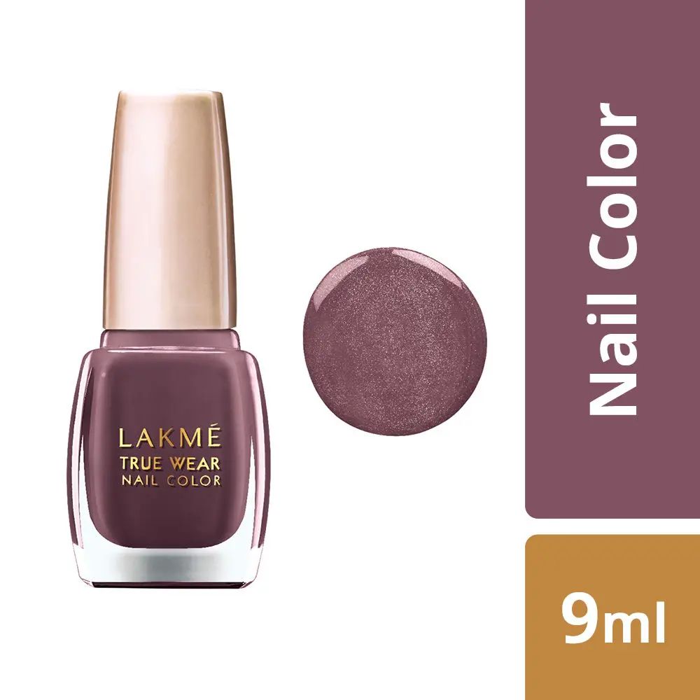 Lakme True Wear Nail Color - Classics Wildflower Mauve 202 (9 ml)